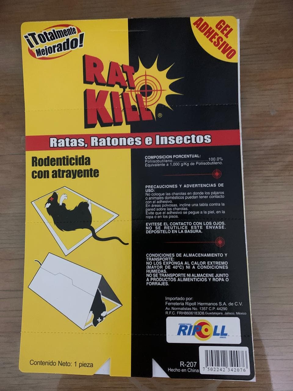 Trampa adhesiva Rat Kill